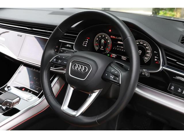 Q7 55TFSIクワトロ 7シーターPKG プレミアムPKG ブラウン革 パノラマサンルーフ OP21インチAW パワークロージングドア レーザーライト(37枚目)