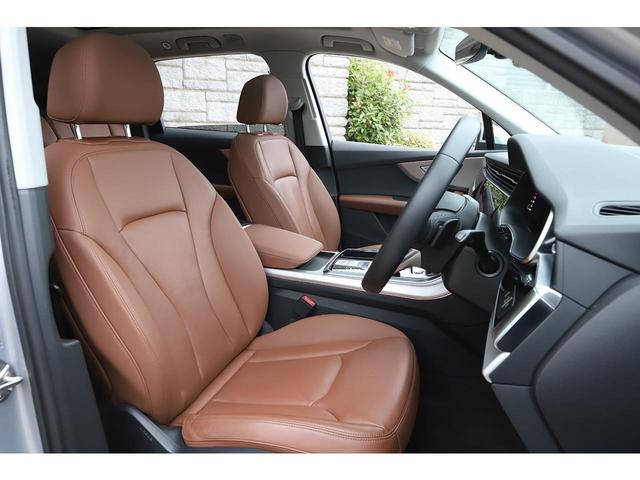 Q7 55TFSIクワトロ 7シーターPKG プレミアムPKG ブラウン革 パノラマサンルーフ OP21インチAW パワークロージングドア レーザーライト(40枚目)