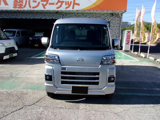 ハイゼットカーゴ クルーズ 届出済未使用車 衝突軽減システム 禁煙車 スマートアシスト スマートキー プッシュスタート 横滑防止 リアパーキングセンサー I-STOP 電格ミラー オートライト(12枚目)