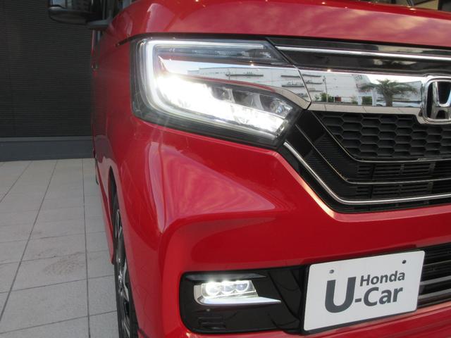 N-BOXカスタム G・EXターボホンダセンシング ※立体駐車場操作誤りによるルーフ交換 ワンオーナー Bluetooth接続 純正ナビゲーション バックカメラ CD/DVD(22枚目)