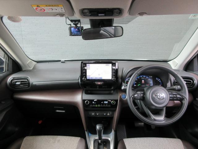 ヤリスクロス ハイブリッドＺ　モデリスタエアロ　ドライブレコーダー　純正ナビ　フルセグＴＶ　Ｂｌｕｅｔｏｏｔｈ　バックカメラ　ＥＴＣ２．０　ＬＥＤヘッドライト（3枚目）