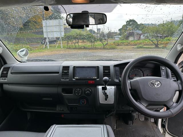 ハイエースバン ロングＤＸ　ＧＬパッケージ　カロッツェリアナビ　フルセグＴＶ　バックカメラ　ドラレコ　社外アルミ　ＥＴＣ　タイミングベルト２９２９７１ｋｍ時交換済（17枚目）