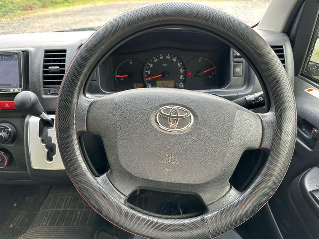 ハイエースバン ロングＤＸ　ＧＬパッケージ　カロッツェリアナビ　フルセグＴＶ　バックカメラ　ドラレコ　社外アルミ　ＥＴＣ　タイミングベルト２９２９７１ｋｍ時交換済（24枚目）