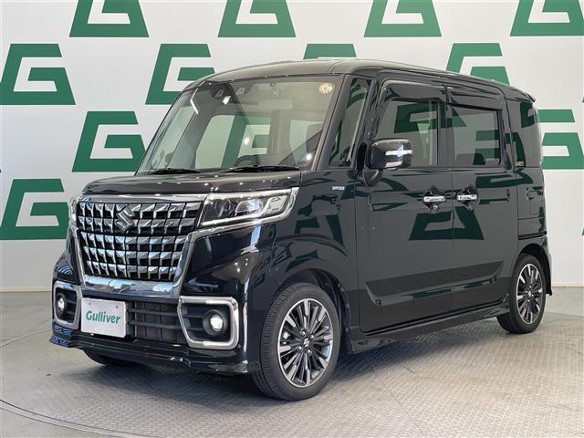 スペーシアカスタム ハイブリッドXS 禁煙車 全方位モニター付メモリーナビ スズキセーフティ 両側パワースライドドア 追従型クルーズコントロール LEDヘッドライト 運転席シートヒーター コーナーセンサー ETC フロアマット ドラレコ(34枚目)