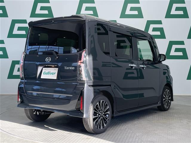 タント カスタムＲＳ　禁煙車　社外ナビ　Ｂカメラ　ハーフレザーシート　両側パワスラ　スマアシ　電動パーキングブレーキ　オートブレーキホールド　スマートキー　プッシュスタート　ＥＴＣ　オートマチックハイビーム　本革巻きステア（33枚目）
