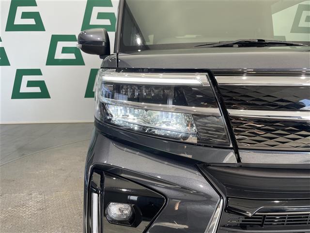 タント カスタムＲＳ　禁煙車　社外ナビ　Ｂカメラ　ハーフレザーシート　両側パワスラ　スマアシ　電動パーキングブレーキ　オートブレーキホールド　スマートキー　プッシュスタート　ＥＴＣ　オートマチックハイビーム　本革巻きステア（39枚目）