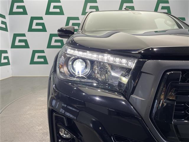 ハイラックス Z ブラックラリーエディション 禁煙車 バックカメラ 社外ナビ フルセグTV Bluetooth 衝突軽減 クルーズコントロール 社外アルミホイール 本革ステアリング ETC ソフトトノカバー フロントフォグランプ 純正フロアマット(36枚目)