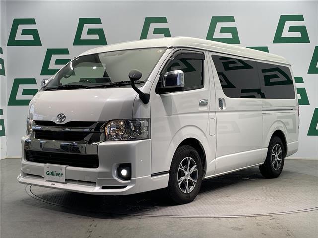 ハイエースバン スーパーGL ダークプライムII 禁煙車 トヨタセーフティセンス 社外ナビ Bluetooth Applecarplay Androidauto パノラミックビューモニター 両側パワースライドドア ETC モデリスタ(31枚目)