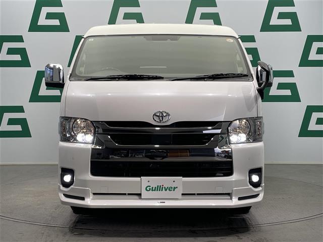 ハイエースバン スーパーGL ダークプライムII 禁煙車 トヨタセーフティセンス 社外ナビ Bluetooth Applecarplay Androidauto パノラミックビューモニター 両側パワースライドドア ETC モデリスタ(33枚目)