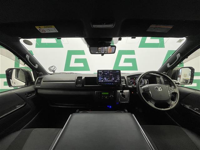 ハイエースバン スーパーGL ダークプライムII 禁煙車 トヨタセーフティセンス 社外ナビ Bluetooth Applecarplay Androidauto パノラミックビューモニター 両側パワースライドドア ETC モデリスタ(42枚目)