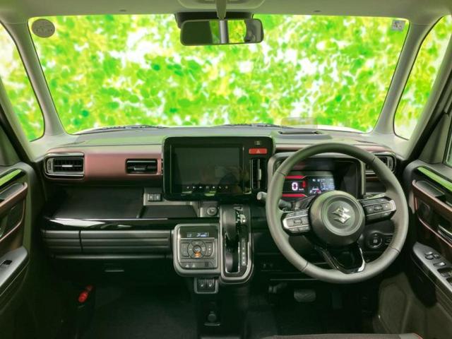 スペーシアカスタム ハイブリッドXSターボ 保証書/純正 8インチ ナビ/セーフティサポート(スズキ)/両側電動スライドドア/シートヒーター/全方位モニター/車線逸脱防止支援システム/届出済未使用車/ヘッドランプ LED/USBジャック ターボ(4枚目)