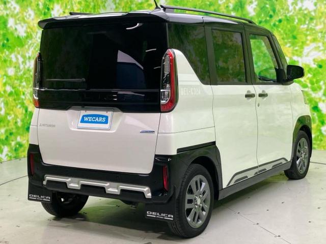 デリカミニ ４ＷＤ　Ｔプレミアム　保証書／純正　９インチ　ＳＤナビ／デジタルルームミラー／イーアシスト（ミツビシ）／両側電動スライドドア／シートヒーター／マルチアラウンドモニター／車線逸脱防止支援システム／シート　ハーフレザー　ターボ（3枚目）