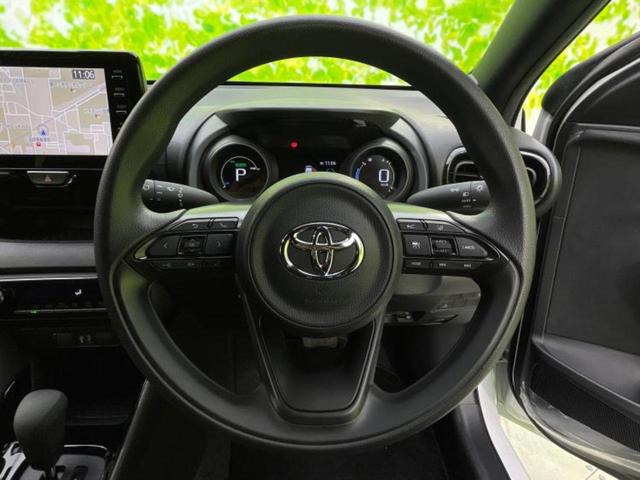 ヤリス ハイブリッドG 新品タイヤ/保証書/ディスプレイオーディオ+ナビ8インチ/トヨタセーフティセンス/パノラミックビューモニター/車線逸脱防止支援システム/ドライブレコーダー 前後/USBジャック 衝突被害軽減システム(27枚目)