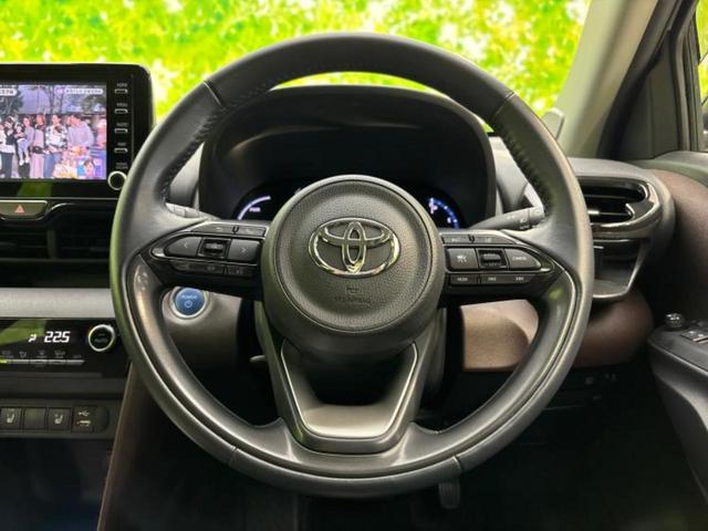 ヤリスクロス ハイブリッドZ 新品タイヤ/保証書/ディスプレイオーディオ8インチ/トヨタセーフティセンス/シートヒーター/パノラミックビューモニター/車線逸脱防止支援システム/シート ハーフレザー/ドライブレコーダー 前後 TV(14枚目)