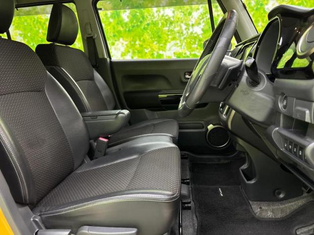 ハスラー Ｊスタイル２ターボ　新品タイヤ／社外　ＳＤナビ／衝突安全装置／シートヒーター／車線逸脱防止支援システム／シート　ハーフレザー／ヘッドランプ　ＨＩＤ／ＥＴＣ／ＥＢＤ付ＡＢＳ／横滑り防止装置／アイドリングストップ（4枚目）