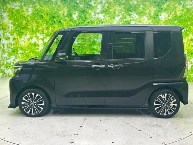 タント カスタムＲＳ　新品タイヤ／保証書／ディスプレイオーディオ９インチ／スマートアシスト（トヨタ・ダイハツ）／両側電動スライドドア／シートヒーター　前席／車線逸脱防止支援システム／シート　ハーフレザー　バックカメラ　ＴＶ（2枚目）