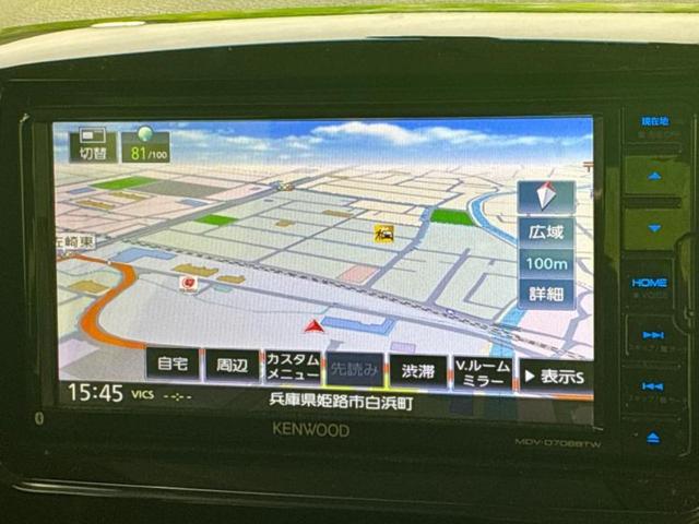 スペーシアカスタム XS 新品タイヤ/社外 SDナビ/電動スライドドア/ドライブレコーダー 社外/ヘッドランプ HID/Bluetooth接続/HDMI接続/ETC/EBD付ABS/アイドリングストップ/バックモニター(10枚目)