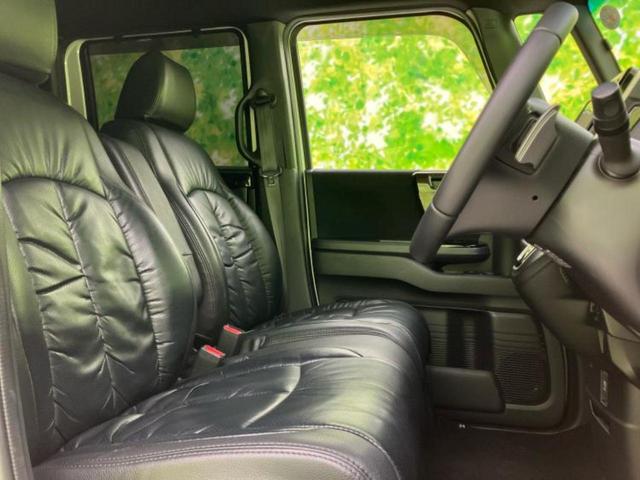 N-BOXカスタム G・Lターボホンダセンシング 新品タイヤ/保証書/社外 8インチ SDナビ/ホンダセンシング/両側電動スライドドア/車線逸脱防止支援システム/シート ハーフレザー/ドライブレコーダー 社外/ヘッドランプ LED ターボ DVD再生(4枚目)