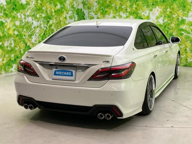 クラウンハイブリッド RSアドバンス 純正 8インチ ナビ/トヨタセーフティセンス/シートヒーター 前席/車線逸脱防止支援システム/シート ハーフレザー/ヘッドランプ LED/USBジャック/Bluetooth接続/ETC ローダウン(3枚目)