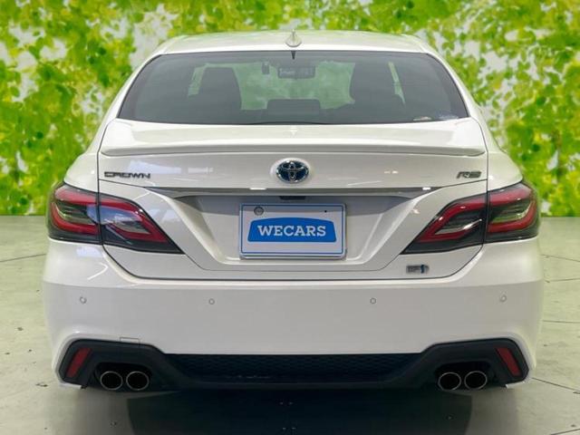 クラウンハイブリッド ＲＳアドバンス　純正　ナビ／デジタルインナーミラー／衝突安全装置／シートヒーター／パノラミックビューモニター／車線逸脱防止支援システム／電動バックドア／ヘッドランプ　ＬＥＤ／ＥＢＤ付ＡＢＳ／横滑り防止装置　電動シート（6枚目）