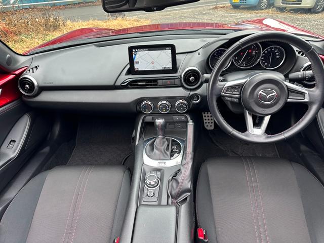 ロードスター Ｓスペシャルパッケージ　ユーザー様買取車　メーカーナビゲーション　バックカメラ　フルセグテレビ　ＬＥＤヘッドライト　ＥＴＣ　シートヒーター　ブラインドスポットモニター　オートエアコン　プッシュスタート　スマートキー（2枚目）