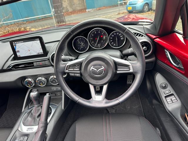 ロードスター Ｓスペシャルパッケージ　ユーザー様買取車　メーカーナビゲーション　バックカメラ　フルセグテレビ　ＬＥＤヘッドライト　ＥＴＣ　シートヒーター　ブラインドスポットモニター　オートエアコン　プッシュスタート　スマートキー（17枚目）