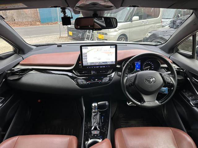 C-HR G モード ブルーノ ユーザー様直接仕入れ車両 1オーナー車 アルパインフローティングナビゲーション バックモニター モデリスタフルエアロ フルセグテレビ ドライブレコーダー LEDライト 記録簿 ETC(5枚目)