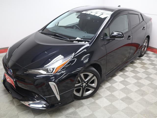 プリウス Ａプレミアム　ツーリングセレクション　モデリスタエアロ（Ｆ．Ｓ．Ｒ）／パノラミックビューモニター／ブラインドスポットモニター／ヘッドアップディスプレイ／シートヒーター／シートクーラー／ＥＴＣ２．０／クリアランスソナー／ブルーミラー（3枚目）