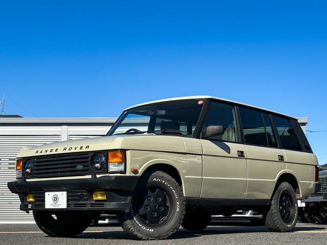 レンジローバー バンデンプラ　４ＷＤ　整備記録９件　サンドベージュペイント　純正１６インチアルミマットブラックペイント　コイルサス（2枚目）