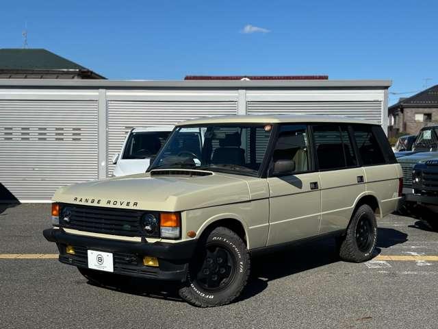 レンジローバー バンデンプラ　４ＷＤ　整備記録９件　サンドベージュペイント　純正１６インチアルミマットブラックペイント　コイルサス（3枚目）