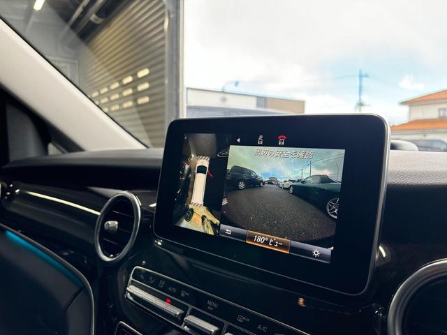 Vクラス V220d アバンギャルド ロング ディーゼルターボ 純正18インチ5ツインスポークAW(グロスブラック塗装) パナメリカーナstyleフロントグリル(グロスブラック仕上げ) 黒革 360度カメラ 純正ナビTV ETC スペアキー(29枚目)