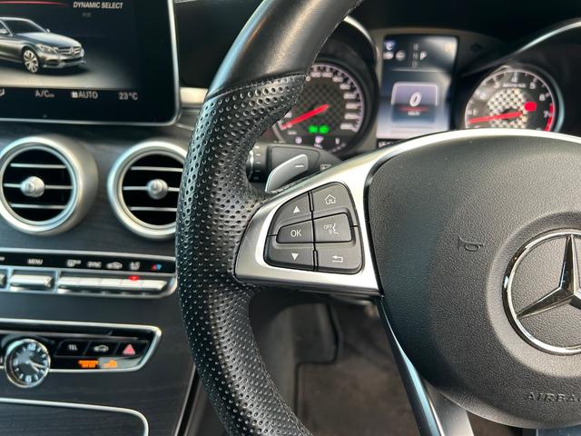 Cクラス C43 4マチック エクスクルーシブPKG BurmesterサウンドエアバランスPKG 黒革シート シートヒーター 衝突軽減ブレーキ アダプティブクルーズコントロール ブラインドスポットモニター レーンキープアシスト(12枚目)