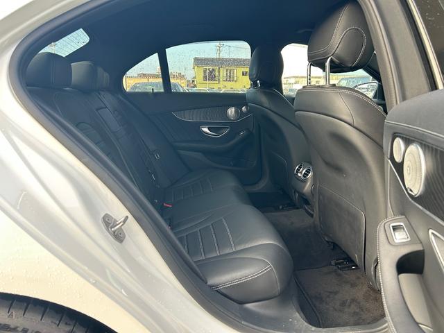 Cクラス C43 4マチック エクスクルーシブPKG BurmesterサウンドエアバランスPKG 黒革シート シートヒーター 衝突軽減ブレーキ アダプティブクルーズコントロール ブラインドスポットモニター レーンキープアシスト(34枚目)