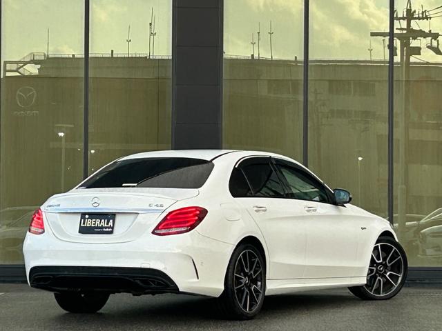 Cクラス C43 4マチック エクスクルーシブPKG BurmesterサウンドエアバランスPKG 黒革シート シートヒーター 衝突軽減ブレーキ アダプティブクルーズコントロール ブラインドスポットモニター レーンキープアシスト(50枚目)