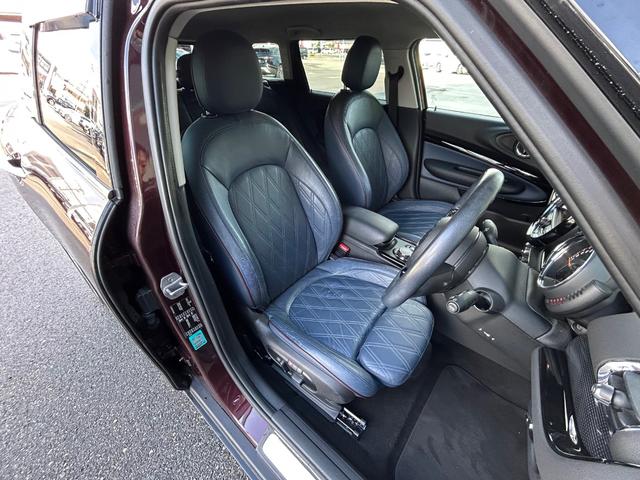 ＭＩＮＩ クーパー　クラブマン　インディゴブルーレザーシート　シートヒーター　純正ナビ　バックカメラ　クリアランスソナー　クルーズコントロール　コンフォートアクセス　フットトランクオープナー　ＬＥＤヘッドライト　ＥＴＣ（8枚目）