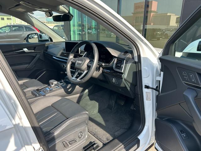 Q5 40TDIクワトロ スポーツ 黒革シート シートヒーター 衝突軽減B ACC ブラインドスポットモニター レーンキープアシスト 純正ナビ フルセグTV AppleCarPlay 360カメラ クリアランスソナー 電動リアゲート(6枚目)