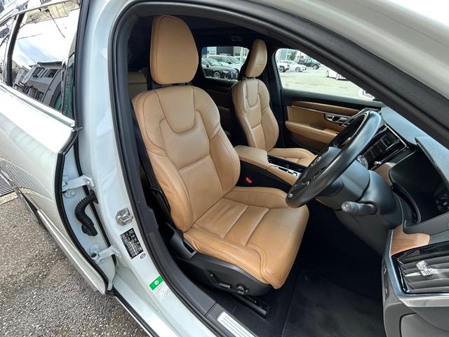 V90 T6 AWD インスクリプション サンルーフ 茶革シート シートベンチレーション Bowers&Wilkins 衝突軽減B アダプティブクルーズコントロール ブラインドスポットモニター レーンキープアシスト 純正ナビ CarPlay(8枚目)