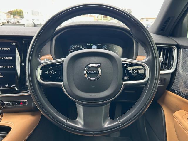 V90 T6 AWD インスクリプション サンルーフ 茶革シート シートベンチレーション Bowers&Wilkins 衝突軽減B アダプティブクルーズコントロール ブラインドスポットモニター レーンキープアシスト 純正ナビ CarPlay(10枚目)