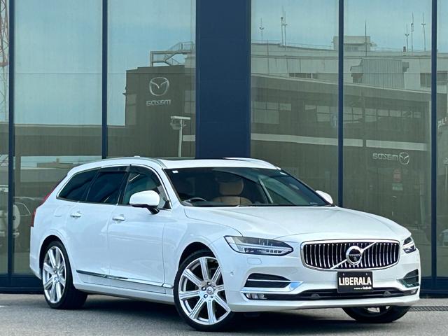 V90 T6 AWD インスクリプション サンルーフ 茶革シート シートベンチレーション Bowers&Wilkins 衝突軽減B アダプティブクルーズコントロール ブラインドスポットモニター レーンキープアシスト 純正ナビ CarPlay(55枚目)