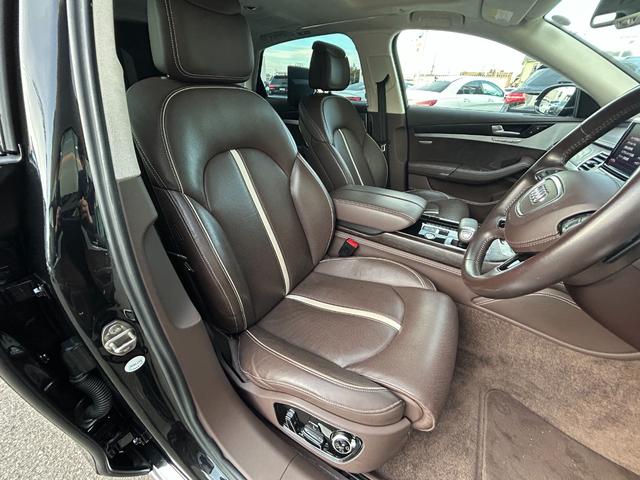 A8 4.0TFSIクワトロ サンルーフ 茶革シート シートベンチレーション マッサージシート リアエンターテイメント 純正ナビ フルセグTV 360カメラ クリアランスソナー オートトランク LEDライト 2列目リクライニング(9枚目)