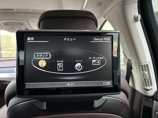 A8 4.0TFSIクワトロ サンルーフ 茶革シート シートベンチレーション マッサージシート リアエンターテイメント 純正ナビ フルセグTV 360カメラ クリアランスソナー オートトランク LEDライト 2列目リクライニング(38枚目)