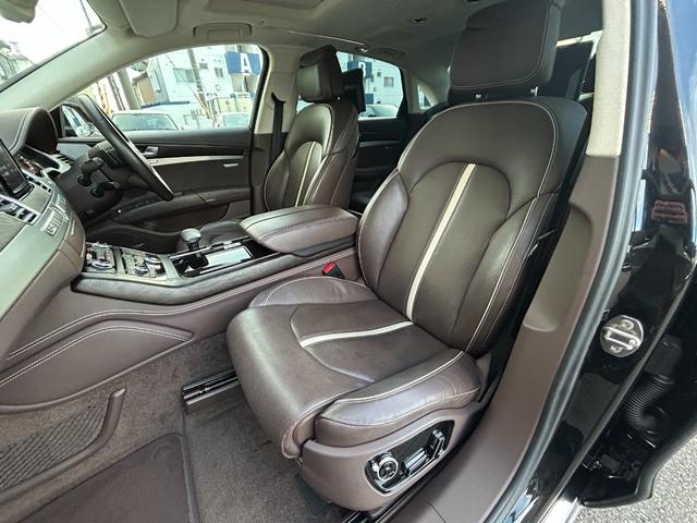 A8 4.0TFSIクワトロ サンルーフ 茶革シート シートベンチレーション マッサージシート リアエンターテイメント 純正ナビ フルセグTV 360カメラ クリアランスソナー オートトランク LEDライト 2列目リクライニング(46枚目)