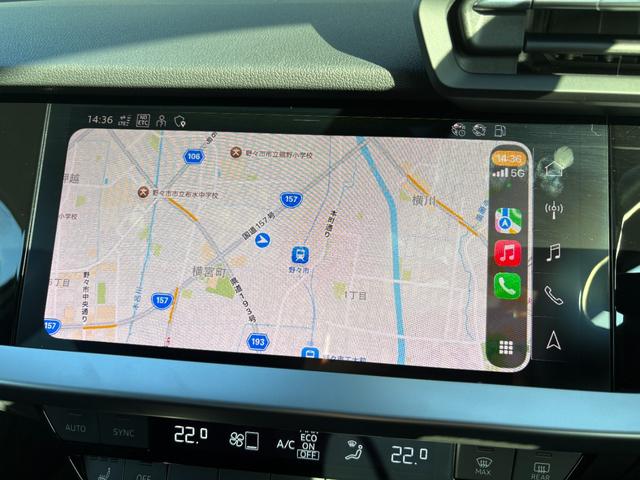 A3 スポーツバック 1stエディション 衝突軽減ブレーキ アダプティブクルーズコントロール 純正ナビTV AppleCarPlay バックカメラ クリアランスソナー LEDヘッドライト オートハイビーム アイドリングストップ シートヒーター(28枚目)