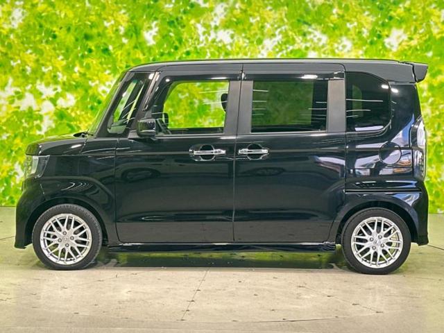 N-BOXカスタム L・ターボ 新品タイヤ/保証書/純正 SDナビ/衝突安全装置/両側電動スライドドア/シートヒーター 前席/車線逸脱防止支援システム/シート ハーフレザー/パーキングアシスト バックガイド 衝突被害軽減システム(2枚目)