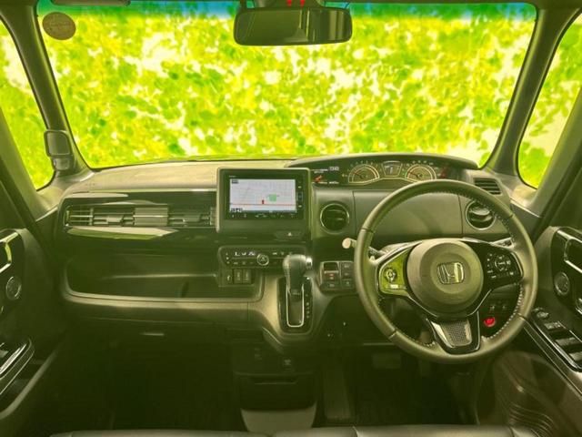 N-BOXカスタム L・ターボ 新品タイヤ/保証書/純正 SDナビ/衝突安全装置/両側電動スライドドア/シートヒーター 前席/車線逸脱防止支援システム/シート ハーフレザー/パーキングアシスト バックガイド 衝突被害軽減システム(4枚目)