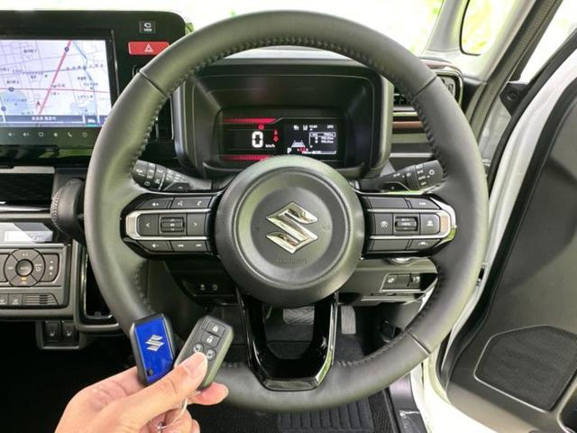 スペーシアカスタム ハイブリッドＸＳターボ　保証書／純正　９インチ　ＳＤナビ／セーフティサポート（スズキ）／両側電動スライドドア／シートヒーター　前席／全方位モニター用カメラ／車線逸脱防止支援システム／シート　ハーフレザー　ターボ　全周囲カメラ（31枚目）