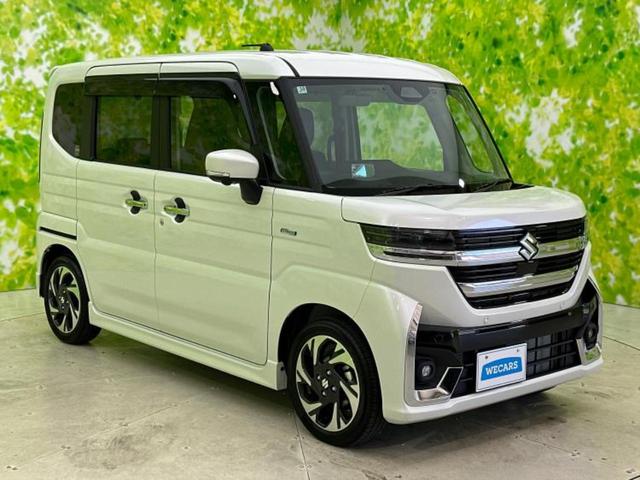 スペーシアカスタム ハイブリッドＸＳターボ　保証書／純正　９インチ　ＳＤナビ／セーフティサポート（スズキ）／両側電動スライドドア／シートヒーター　前席／全方位モニター用カメラ／車線逸脱防止支援システム／シート　ハーフレザー　ターボ　全周囲カメラ（55枚目）