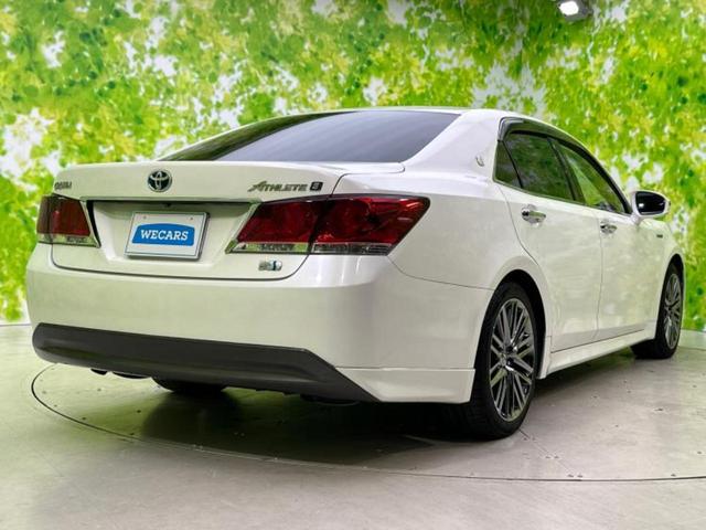 クラウンハイブリッド ハイブリッドアスリートS 新品タイヤ/純正 SDナビ/シートヒーター 前席/ヘッドランプ HID/USBジャック/Bluetooth接続/ETC/EBD付ABS/横滑り防止装置/アイドリングストップ/クルーズコントロール(3枚目)