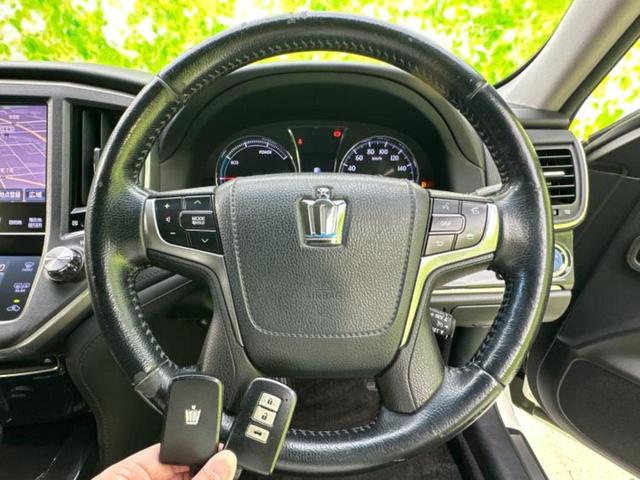 クラウンハイブリッド ハイブリッドアスリートS 新品タイヤ/純正 SDナビ/シートヒーター 前席/ヘッドランプ HID/USBジャック/Bluetooth接続/ETC/EBD付ABS/横滑り防止装置/アイドリングストップ/クルーズコントロール(17枚目)