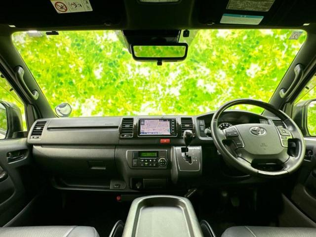 ハイエースバン 4WDロングスーパーGLダークプライム2 純正 SDナビ/デジタルインナーミラー/トヨタセーフティセンス/パノラミックビューモニター/車線逸脱防止支援システム/ヘッドランプ LED/Bluetooth接続/ETC2.0/EBD付ABS 4WD(4枚目)